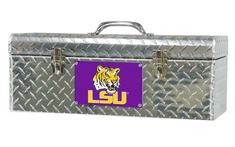 lsu metal tool box|lsu tigers accessories.